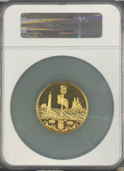 イギリス ヴィクトリア ダイヤモンドジュビリー 1897年 金メダル NGC