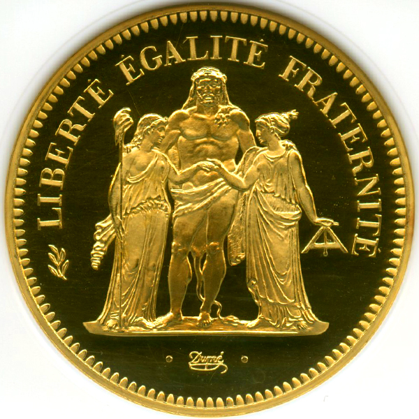 フランス ヘラクレス 1978年 50フラン 金貨 ピエフォー NGC PF67UCAM | ARK NUMISMATICS